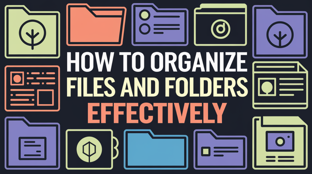 How to Organize Files and Folders Effectively