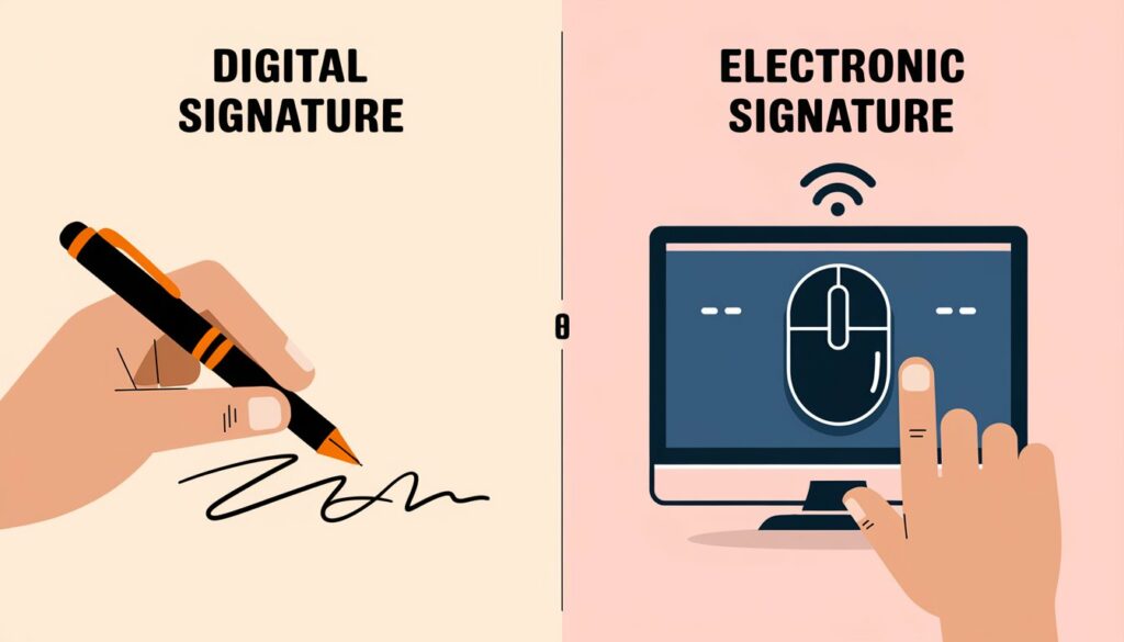 Digital Signature vs Electronic Signature