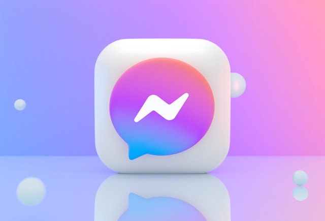 The Messenger logo in a colorful 3D design.